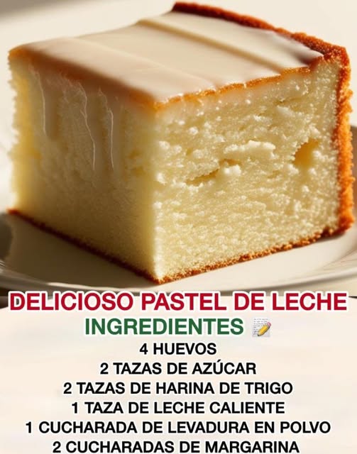 Pastel de Leche