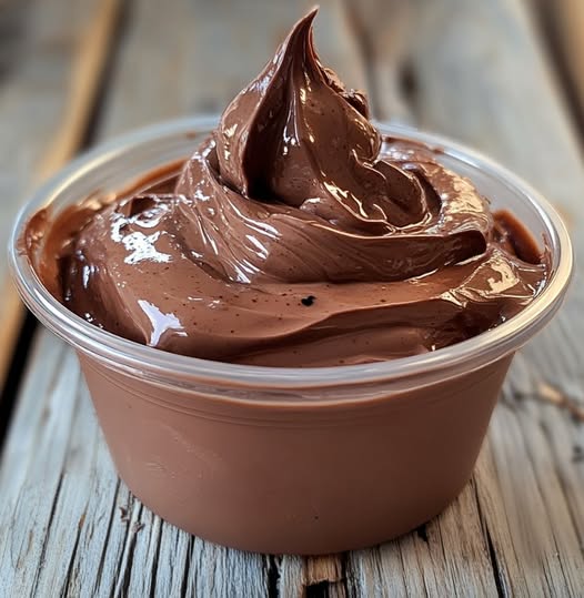 Crema de Chocolate para Relleno y Cubierta de Pasteles