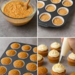 Mini Cupcakes de Zanahoria con Crema de Queso