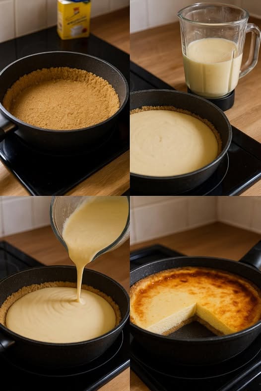 Pay de Queso en Sartén