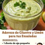 Aderezo de Cilantro y Limón para tus Ensaladas